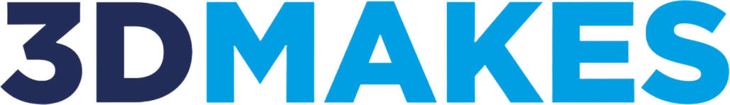 Logo 3DMAKES — stampa 3D professionale Lugano
